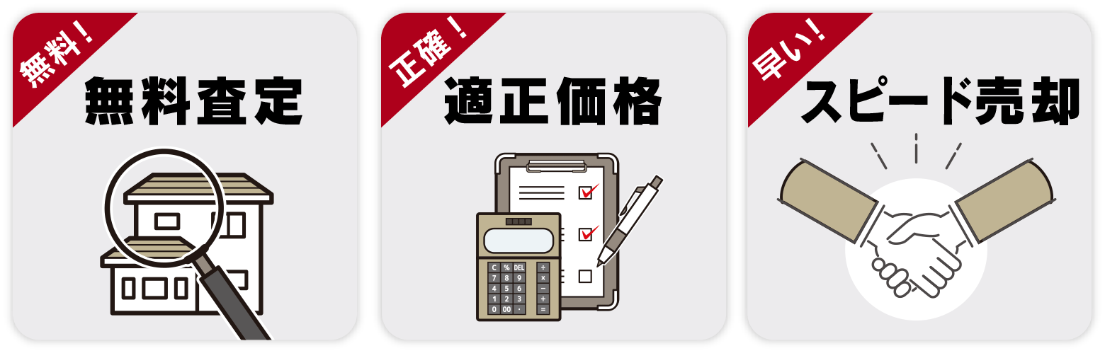 無料査定・適正価格・スピード売却