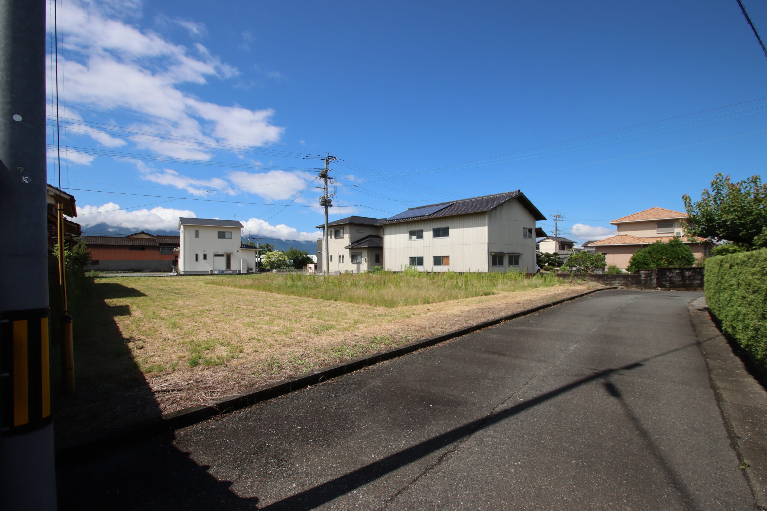 交通量の少ない安全な道路