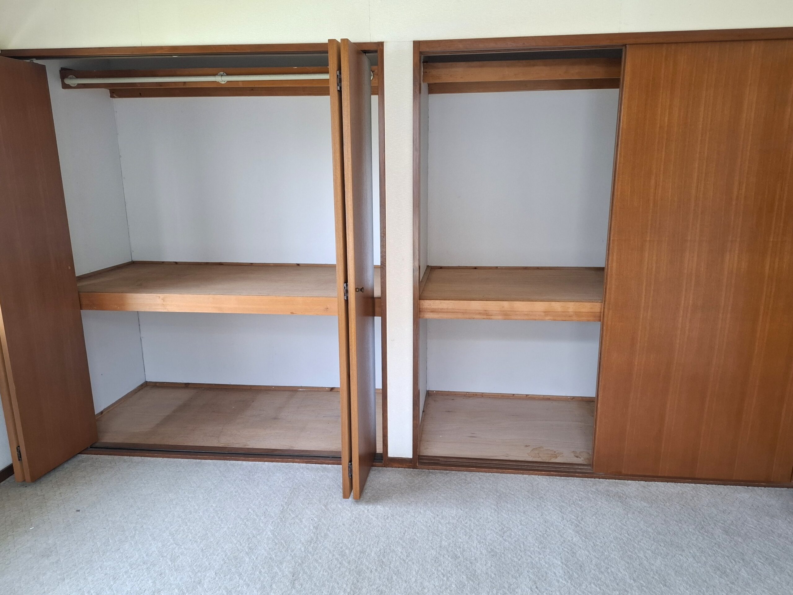 各居室にしっかりとした収納があります♪